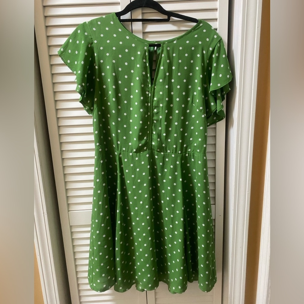 Green Polka Dot Dress